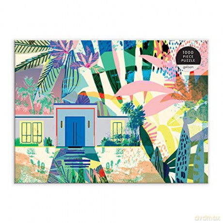 Galison 9780735368521 Kitty McCall Palm Springs 1000 Piece Puzzle - Galison Mudpuppy [PUZZLE]