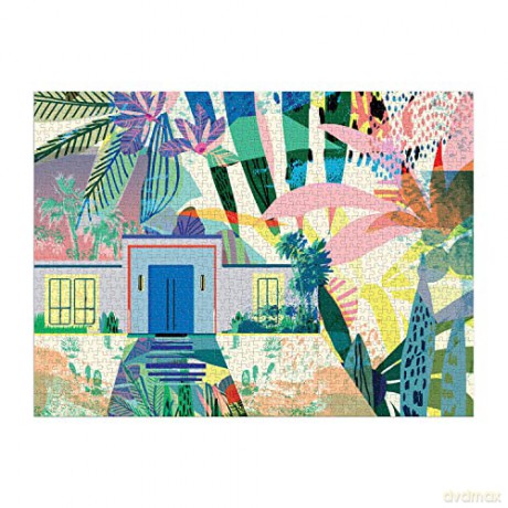 Galison 9780735368521 Kitty McCall Palm Springs 1000 Piece Puzzle - Galison Mudpuppy [PUZZLE]
