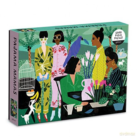 Galison 9780735368545 Pajama Mamas 1000 Piece Puzzle - Anne Bentley [PUZZLE]