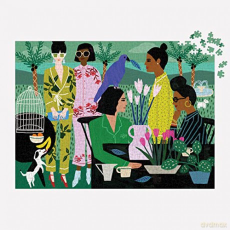 Galison 9780735368545 Pajama Mamas 1000 Piece Puzzle - Anne Bentley [PUZZLE]