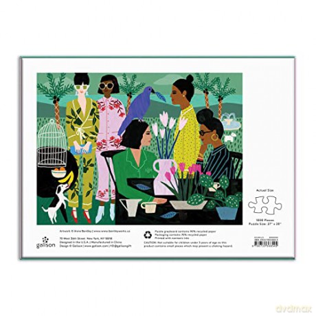 Galison 9780735368545 Pajama Mamas 1000 Piece Puzzle - Anne Bentley [PUZZLE]