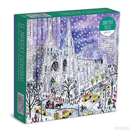 Galison 9780735369351 Michael Storrings St. Patricks Cathedral 1000 Piece Puzzle - Michael Storrings [PUZZLE]