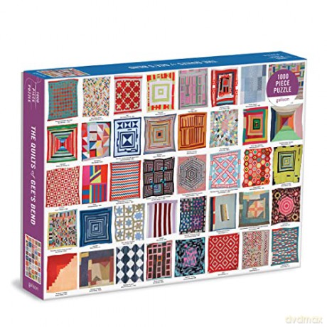 Galison 9780735369665 Quilts of Gee's Bend 1000 Piece Puzzle - Galison Mudpuppy [PUZZLE]