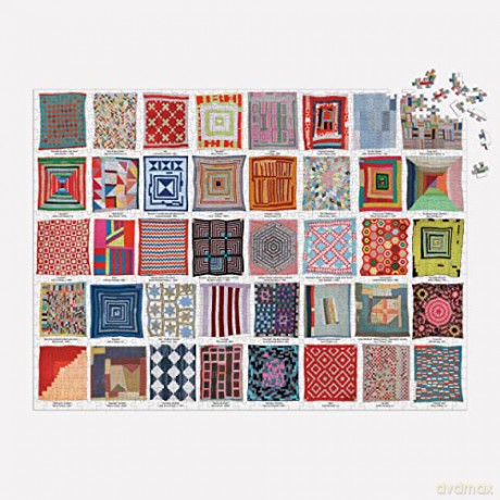 Galison 9780735369665 Quilts of Gee's Bend 1000 Piece Puzzle - Galison Mudpuppy [PUZZLE]