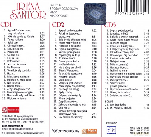 Irena Santor: Delicje z Podwieczorków przy mikrofonie [3CD]