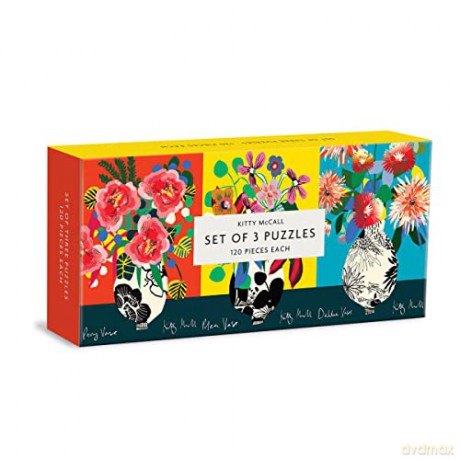 Galison 9780735369887 Kitty McCall Puzzle Set - Galison Mudpuppy [PUZZLE]