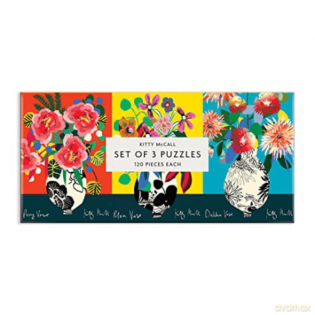 Galison 9780735369887 Kitty McCall Puzzle Set - Galison Mudpuppy [PUZZLE]