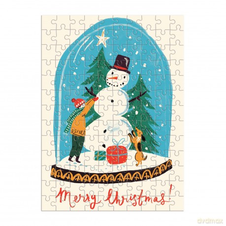 Galison 9780735370166 Snow Globe 130 Piece Puzzle Ornament - Louise Cunningham [KSIĄŻKA]