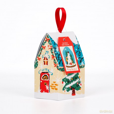 Galison 9780735370166 Snow Globe 130 Piece Puzzle Ornament - Louise Cunningham [KSIĄŻKA]