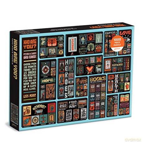 Galison 9780735370487 Who Are You 1000 Piece Puzzle - Laurie Avon [PUZZLE]