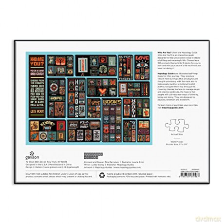 Galison 9780735370487 Who Are You 1000 Piece Puzzle - Laurie Avon [PUZZLE]