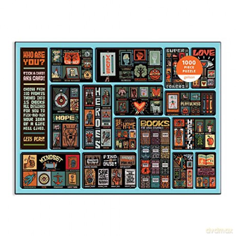 Galison 9780735370487 Who Are You 1000 Piece Puzzle - Laurie Avon [PUZZLE]