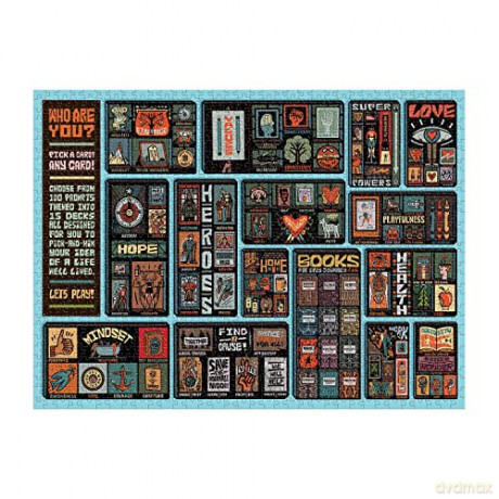 Galison 9780735370487 Who Are You 1000 Piece Puzzle - Laurie Avon [PUZZLE]