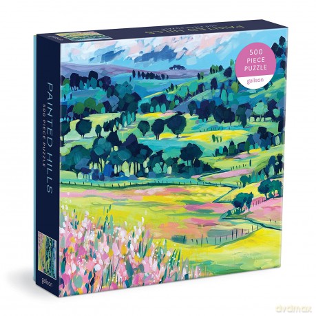 Galison 9780735371378 Painted Hills Jigsaw Puzzle, Multicoloured, 500 Pieces - Galison [PUZZLE]