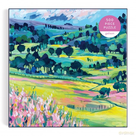 Galison 9780735371378 Painted Hills Jigsaw Puzzle, Multicoloured, 500 Pieces - Galison [PUZZLE]