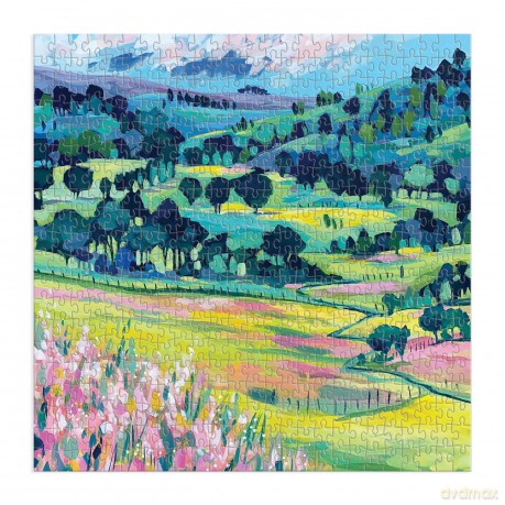 Galison 9780735371378 Painted Hills Jigsaw Puzzle, Multicoloured, 500 Pieces - Galison [PUZZLE]