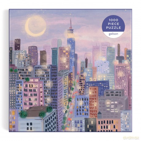 Galison 9780735371675 City Lights Jigsaw Puzzle, Multicoloured, 1000 Pieces - Galison [PUZZLE]
