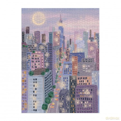 Galison 9780735371675 City Lights Jigsaw Puzzle, Multicoloured, 1000 Pieces - Galison [PUZZLE]