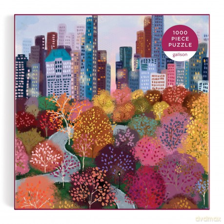 Galison 9780735371682 Parkside View Jigsaw Puzzle, Multicoloured, 1000 Pieces - Galison [PUZZLE]