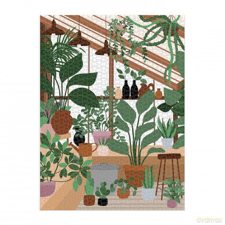 Galison 9780735371910 House of Plants Jigsaw Puzzle, Multicoloured, 1000 Pieces - Galison [PUZZLE]