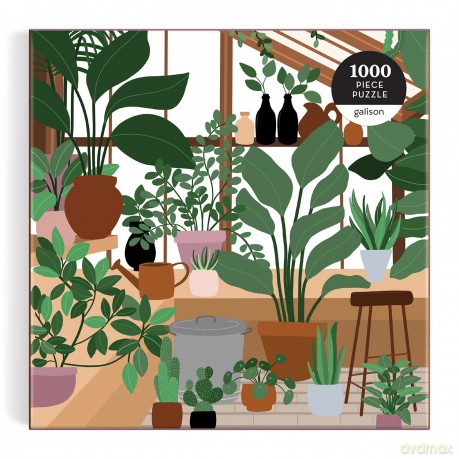 Galison 9780735371910 House of Plants Jigsaw Puzzle, Multicoloured, 1000 Pieces - Galison [PUZZLE]