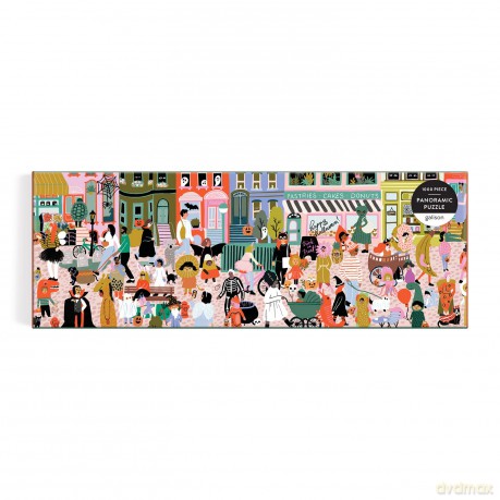 Galison 9780735371972 Fall Parade Aliens Jigsaw Puzzle, Multicoloured, 1000 Pieces - Galison [PUZZLE]