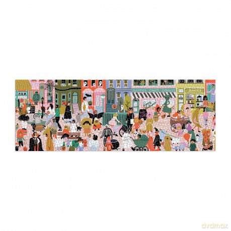 Galison 9780735371972 Fall Parade Aliens Jigsaw Puzzle, Multicoloured, 1000 Pieces - Galison [PUZZLE]