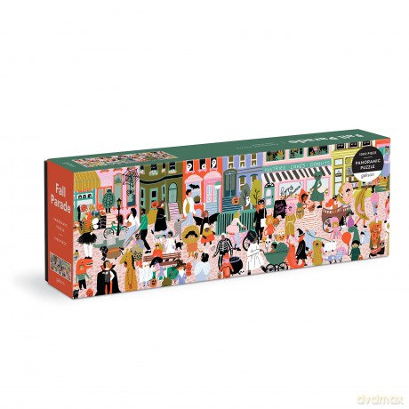 Galison 9780735371972 Fall Parade Aliens Jigsaw Puzzle, Multicoloured, 1000 Pieces - Galison [PUZZLE]