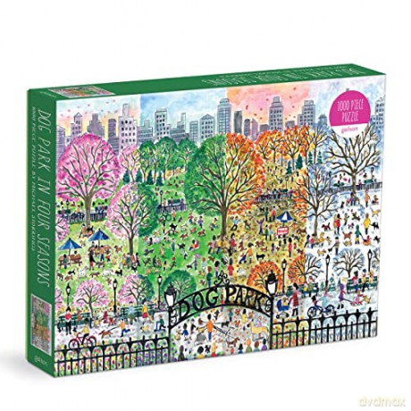 Galison 9780735373099 Dogs Jigsaw Puzzle, Multicoloured - Galison [PUZZLE]