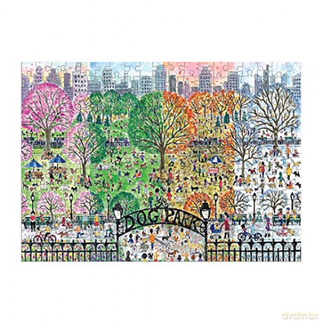 Galison 9780735373099 Dogs Jigsaw Puzzle, Multicoloured - Galison [PUZZLE]