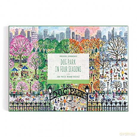 Galison 9780735373099 Dogs Jigsaw Puzzle, Multicoloured - Galison [PUZZLE]