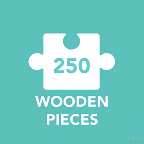 Galison 9780735373105 Michael Storrings Dog Park in Four Seasons Wooden Jigsaw Puzzle, Multicoloured, 250 Pieces - Galison [PUZZLE]