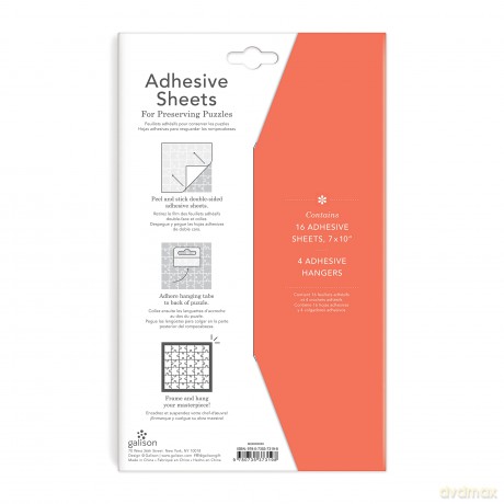 Galison 9780735373198 Puzzle Glue Sheets - Galison Mudpuppy [PUZZLE]