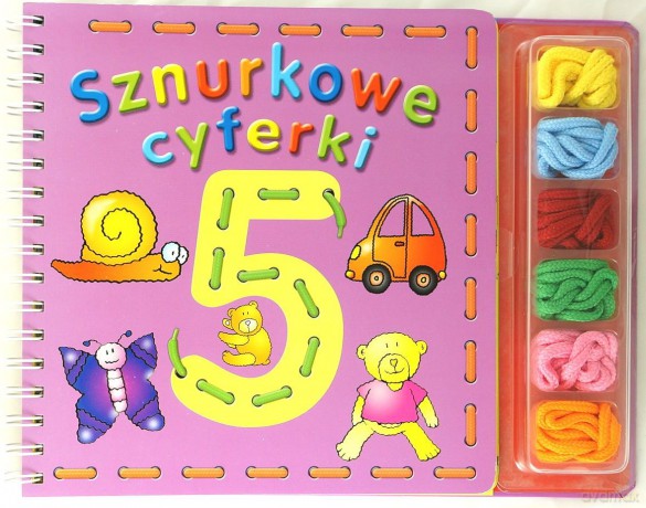 Sznurkowe Cyferki Zręczny Maluch (twarda) [KSIĄŻKA]