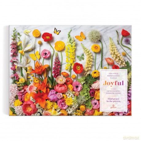 Galison 9780735373440 Joyful 1000 Piece Puzzle - Galison [PUZZLE]