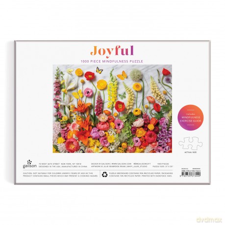 Galison 9780735373440 Joyful 1000 Piece Puzzle - Galison [PUZZLE]