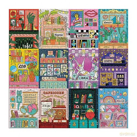 Galison 9780735374881 House of Astrology Jigsaw Puzzle, Multicoloured, 500 Pieces - Galison [PUZZLE]