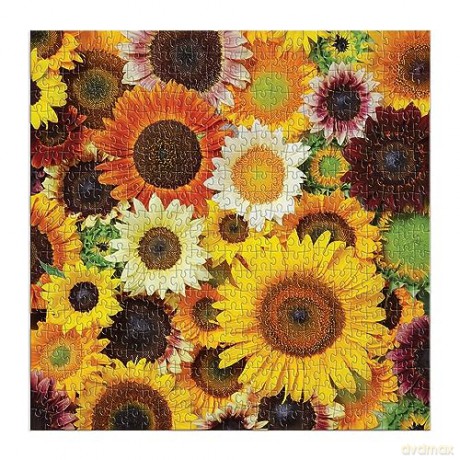 Galison 9780735374904 Sunflower Blooms Jigsaw Puzzle, Multicoloured, 500 Pieces - Galison [PUZZLE]