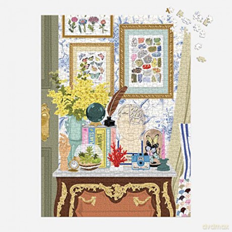Galison 9780735374980 Curiosities Square Jigsaw Puzzle, Multicoloured, 1000 Pieces - Galison [PUZZLE]