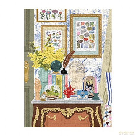Galison 9780735374980 Curiosities Square Jigsaw Puzzle, Multicoloured, 1000 Pieces - Galison [PUZZLE]