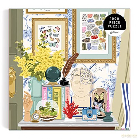 Galison 9780735374980 Curiosities Square Jigsaw Puzzle, Multicoloured, 1000 Pieces - Galison [PUZZLE]