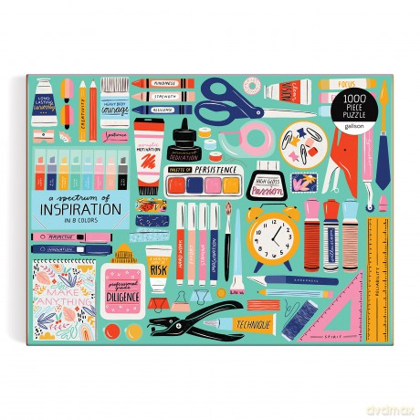 Galison 9780735375048 Tools for Creative Success Jigsaw Puzzle, Multicoloured, One Size - Galison [PUZZLE]