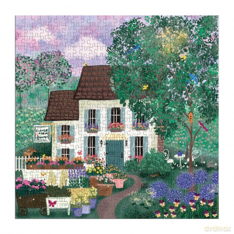 Galison 9780735375291 Garden Path Jigsaw Puzzle, Multicoloured, 500 Pieces - Galison [PUZZLE]