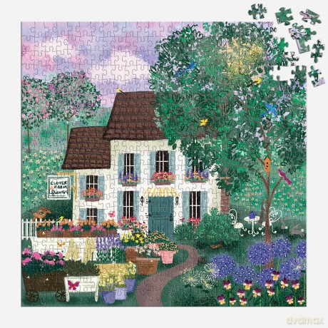 Galison 9780735375291 Garden Path Jigsaw Puzzle, Multicoloured, 500 Pieces - Galison [PUZZLE]