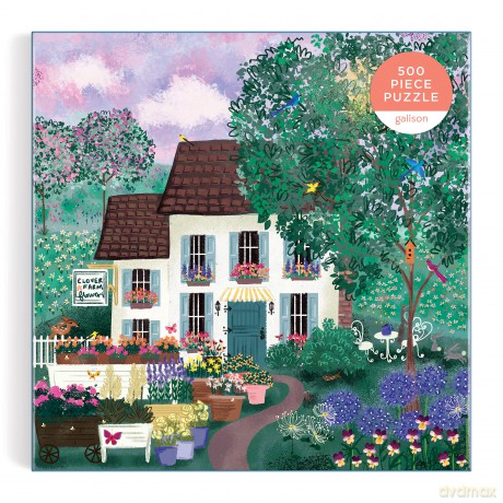 Galison 9780735375291 Garden Path Jigsaw Puzzle, Multicoloured, 500 Pieces - Galison [PUZZLE]