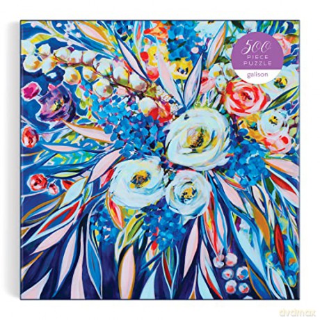 Galison 9780735375314 Artful Blooms Jigsaw Puzzle, Multicoloured - Galison [PUZZLE]