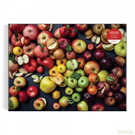 Galison 9780735375734 Heirloom Apples Jigsaw Puzzle, Multicoloured, 1000 Pieces - Galison [PUZZLE]