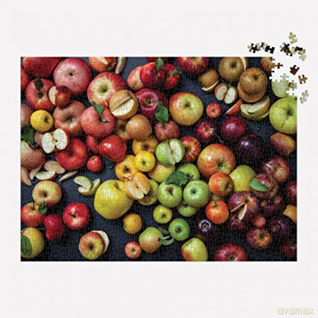 Galison 9780735375734 Heirloom Apples Jigsaw Puzzle, Multicoloured, 1000 Pieces - Galison [PUZZLE]