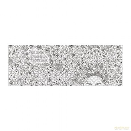 Galison 9780735375789 Andrea Pippins Flowers In Your Hair Colour-in Jigsaw Puzzle, Multicoloured, 1000 Pieces - Galison [PUZZLE]