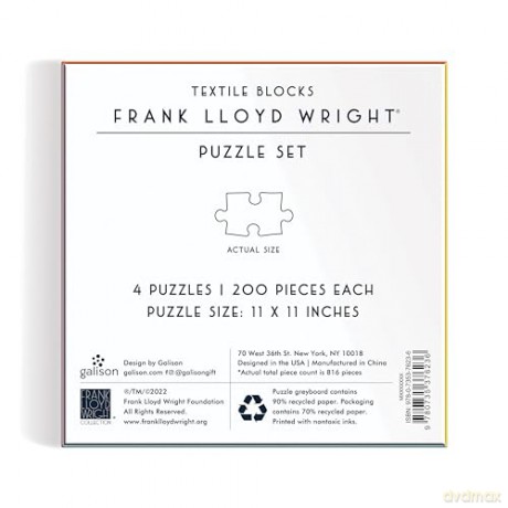 Galison 9780735376236 Puzzle Set - Galison [PUZZLE]